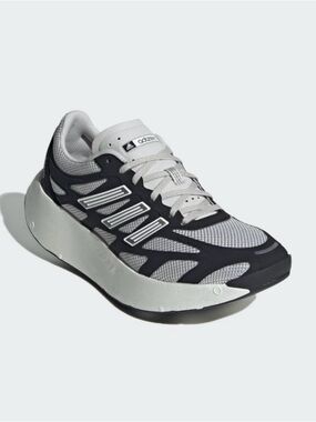 Adidas Adizero Aruku Running Shoes: Black/Grey/White - Size 4M/5W  (JI3555)New